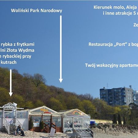 Maly Przytulny Apartament Z Widokiem Na Morze - Po Remoncie Apartment Miedzyzdroje Exterior foto